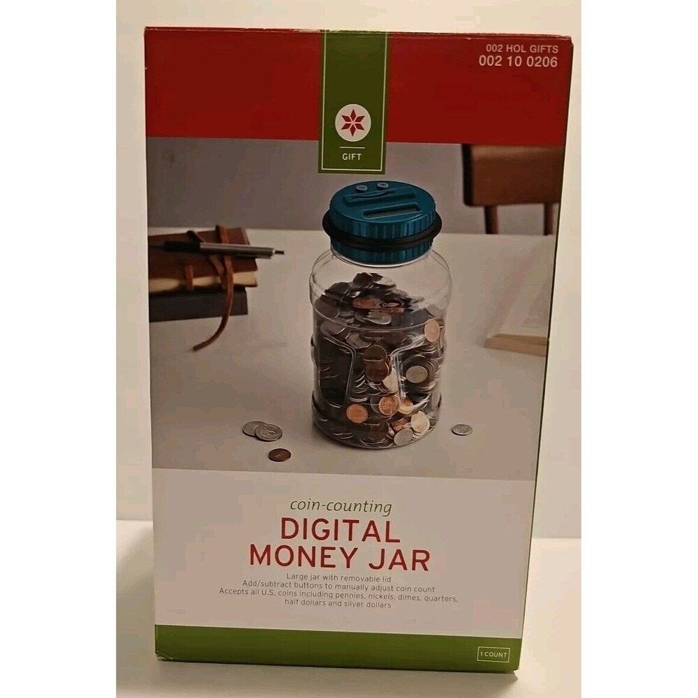 Digital Money Jar Coin Counting 2012 Target New!